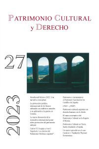 Patrimonio Cultural y Derecho Nº 27