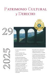 Patrimonio Cultural y Derecho Nº 29